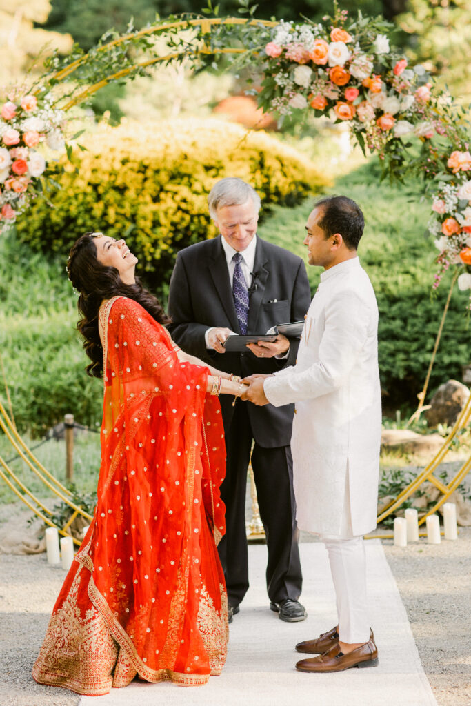 Wedding vows exchanged at Hakone Gardens