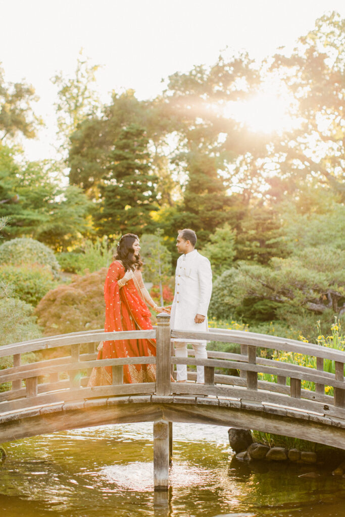 Golden hour photos at Hakone Gardens