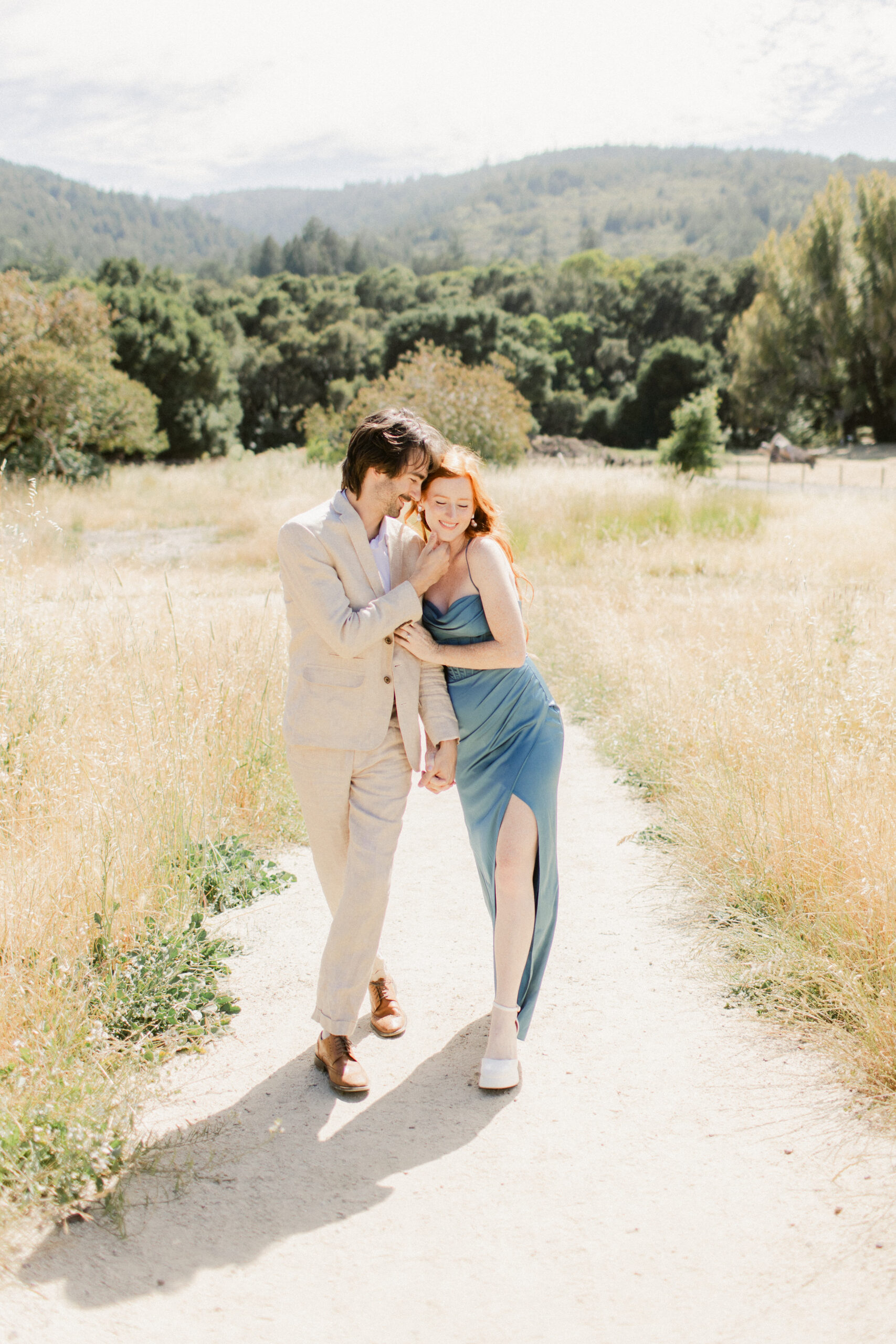 Elegant engagement photos at Filoli in Northern California