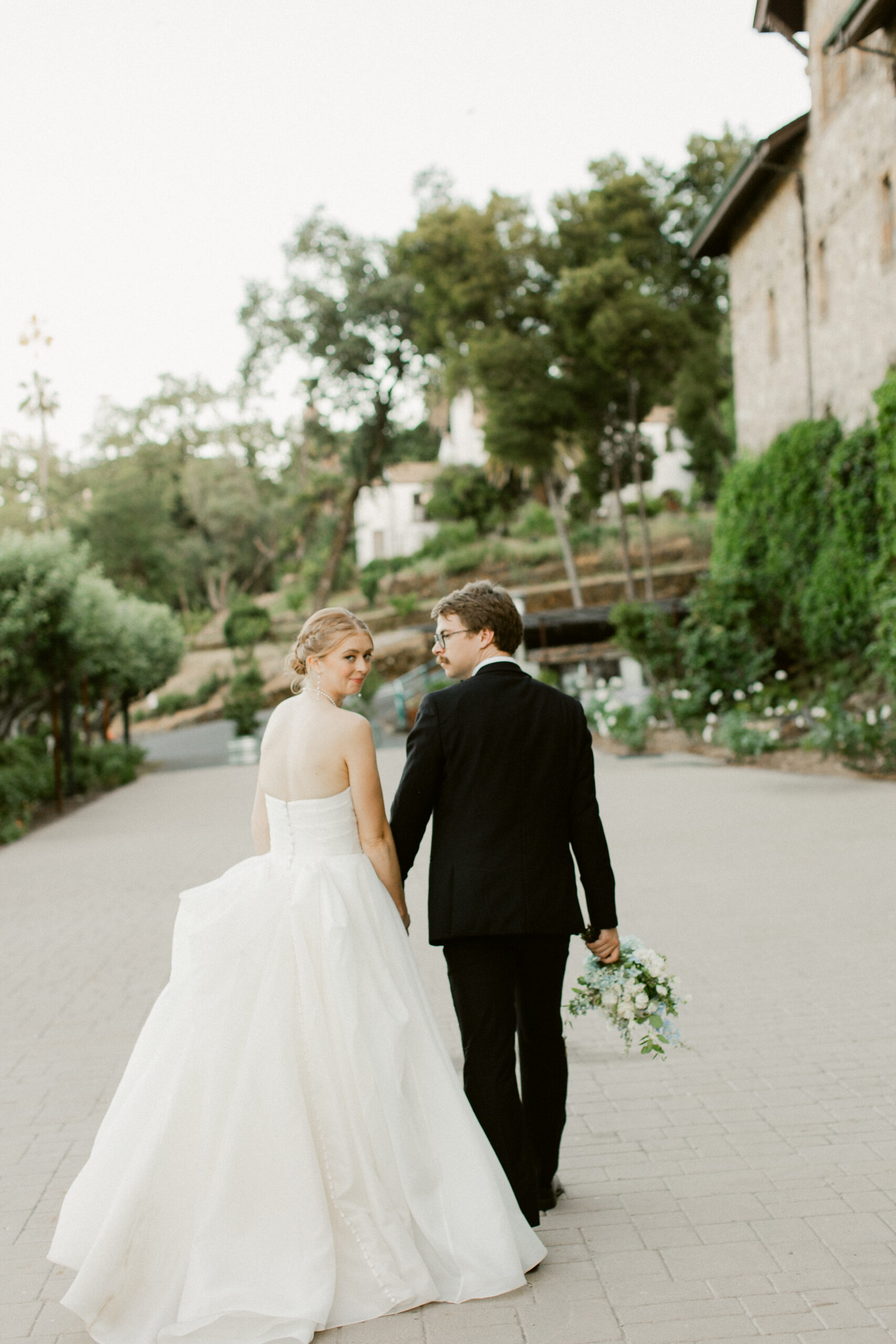 Golden hour portraits at CIA Greystone in St. Helena