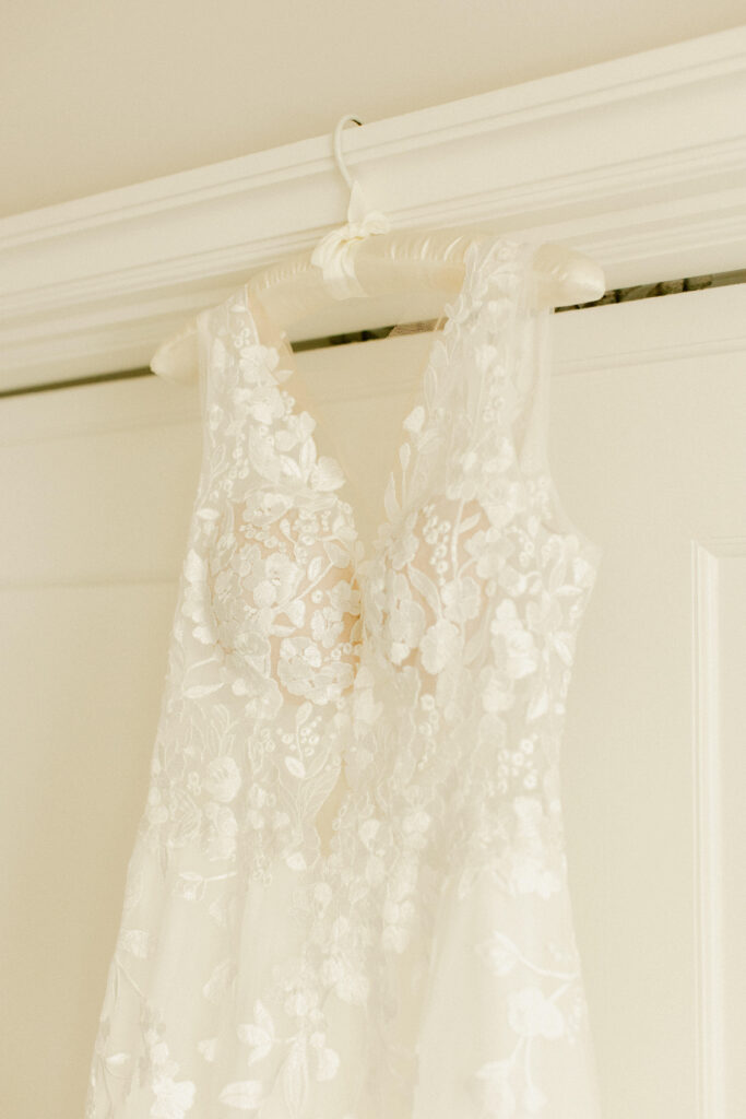 Wedding dress at Flood Mansion