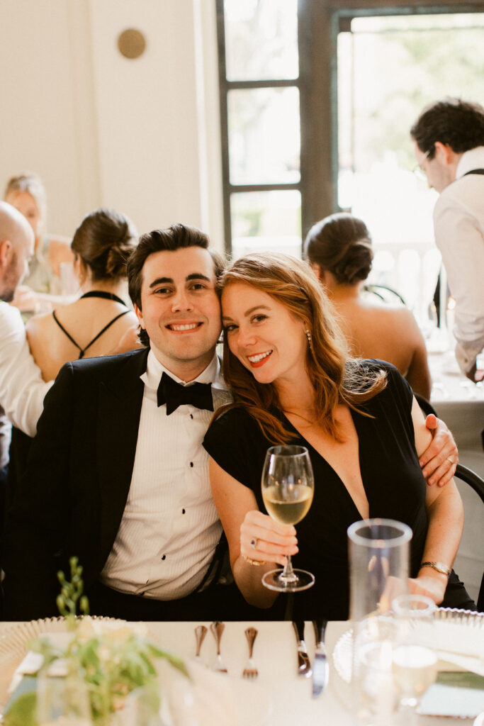 Portrait of Flood Mansion wedding guest